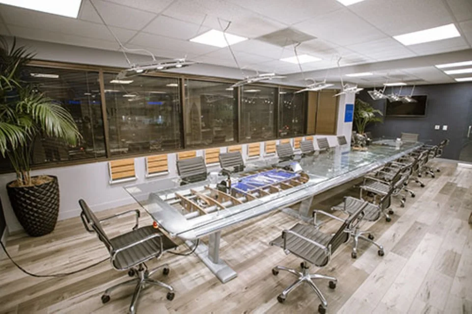 Conference room in Sherman Oaks office of Burgis Law Group