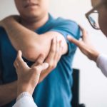 Man receives medical treatment